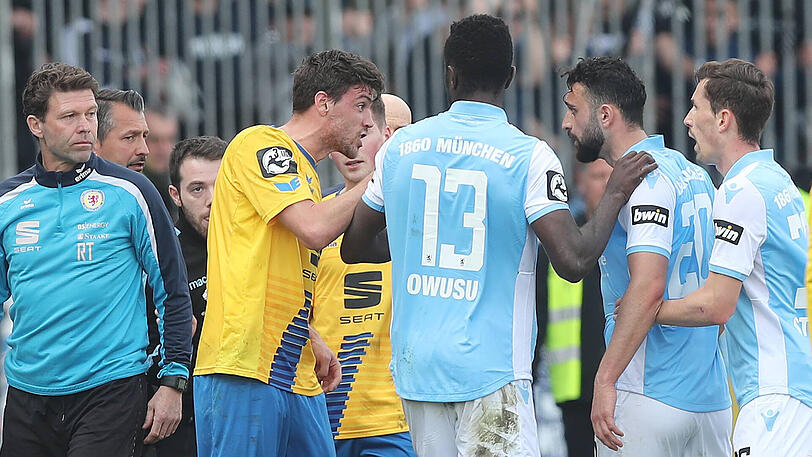 Gerieten aneinander: Braunschweigs Benjamin Kessel (li.) und Löwe Efkan Bekiroglu (re.).