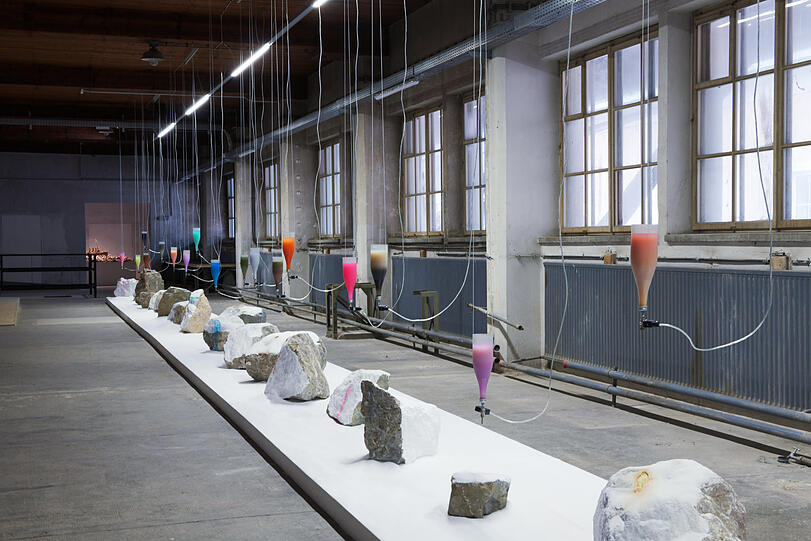 Eine Arbeit von Anna Rún Tryggvadottir im Sudhaus.