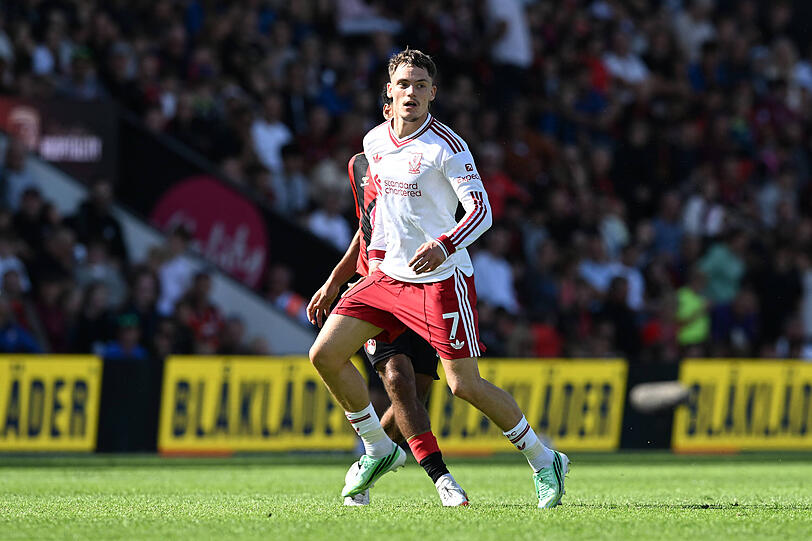 Wenige Akzente: Wirtz im Dress des FC Liverpool.