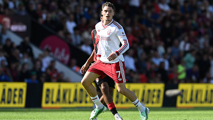 Wenige Akzente: Wirtz im Dress des FC Liverpool. Wenige Akzente: Wirtz im Dress des FC Liverpool.