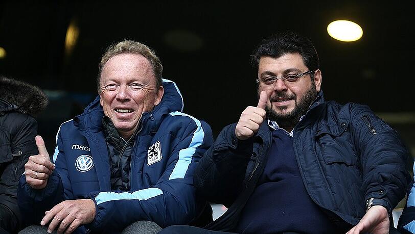 Präsident und Hauptgesellschafter im Stadion: Peter Cassalette und Hasan Ismaik werden das Spiel der Löwen am Sonntag gegen Bochum in der Arena verfolgen. Präsident und Hauptgesellschafter im Stadion: Peter Cassalette und Hasan Ismaik werden das Spiel der Löwen am Sonntag gegen Bochum in der Arena verfolgen.