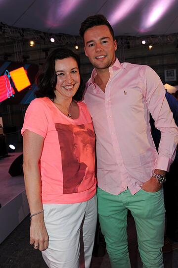 Dorothee Bär und Neffe.