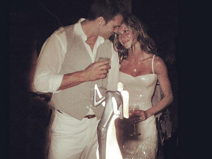 Verliebt strahlen sich Gisele Bundchen und ihr Mann an