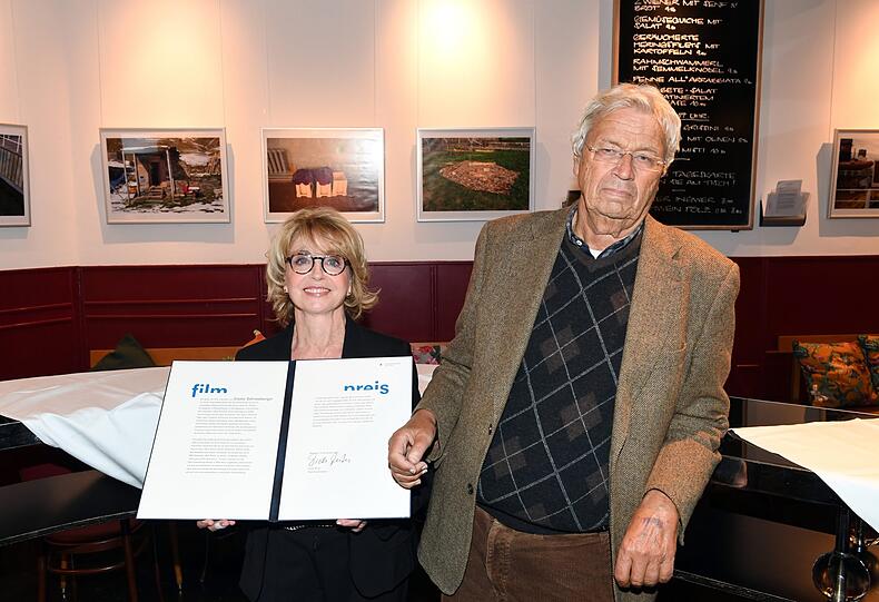 Gisela Schneeberger und Gerhard Polt am Montag im Filmmuseum.