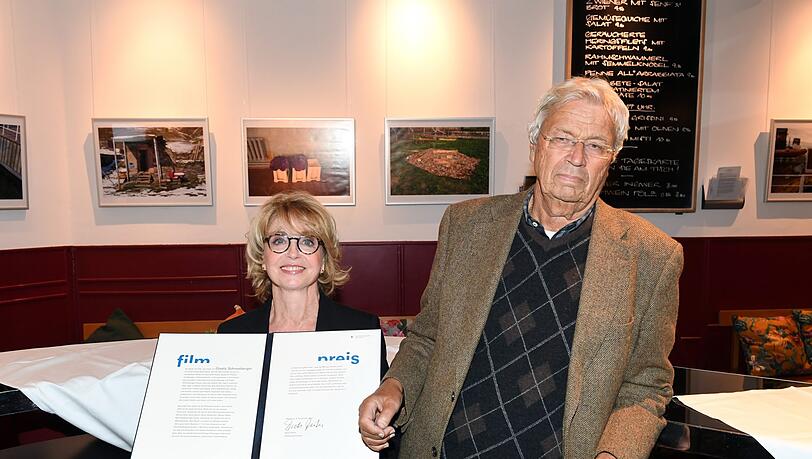 Gisela Schneeberger und Gerhard Polt am Montag im Filmmuseum. Gisela Schneeberger und Gerhard Polt am Montag im Filmmuseum.