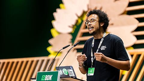 Entschuldigte sich nach dem umstrittenen Video: Gr&uuml;ne-Jugend-Chef Luis Bobga. (Archivbild)