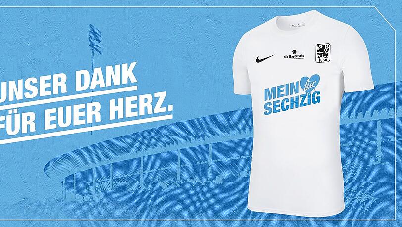 So sieht das Sondertrikot der Löwen für die Käufer der "Herz"-Dauerkarte aus. So sieht das Sondertrikot der Löwen für die Käufer der "Herz"-Dauerkarte aus.