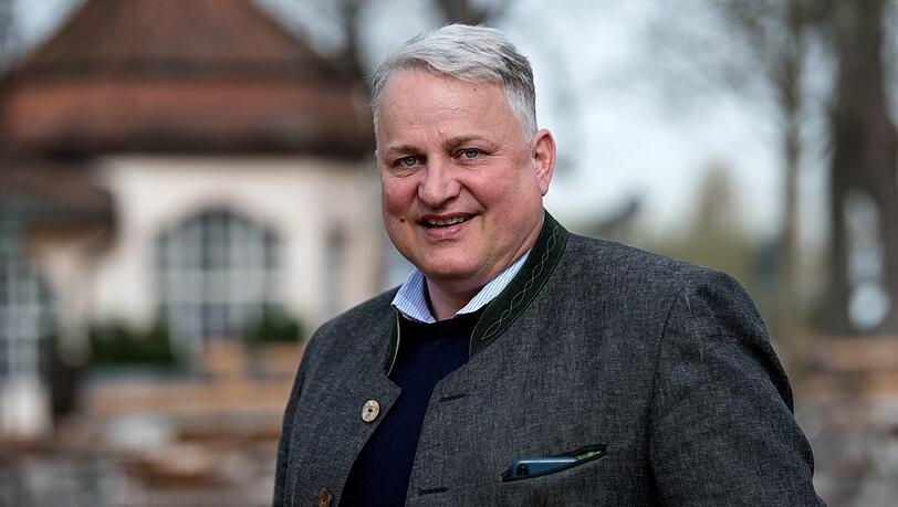 Nockherberg-Wirt Christian Schottenhamel. Nockherberg-Wirt Christian Schottenhamel.