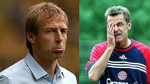 Jürgen Klinsmann verließ den FC Bayern schneller als erwartet, und Ottmar Hitzfeld musste gleich zweimal gehen.