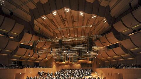 Das BR-Symphonieorchester spielt ein Konzert im Gasteig.