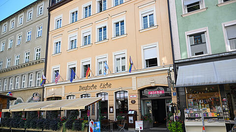 Die Deutsche Eiche in der Reichenbachstraße 13: Das traditionelle Faschingsstraßenfest sollte eigentlich am 4. März stattfinden.