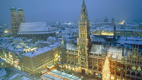 Kann sich München dieses Jahr über weiße Weihnachten freuen?