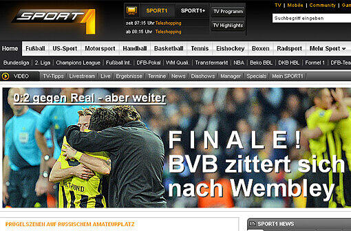 Infernalisch titelt Sport1: "Dortmund entkommt der Hölle von Madrid"