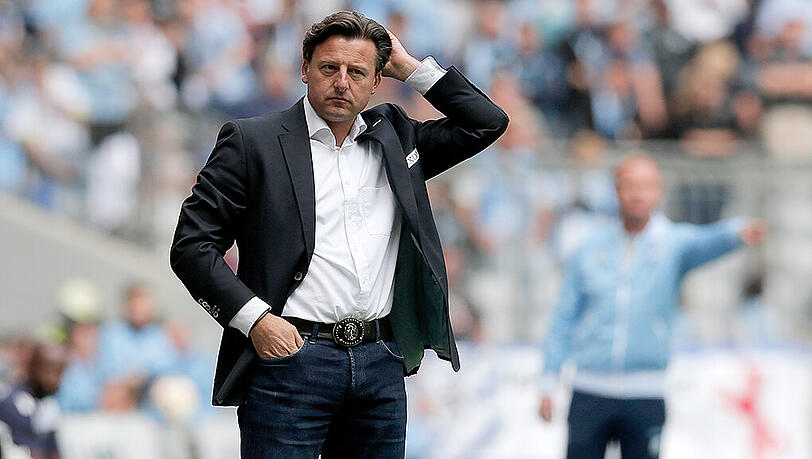 Spricht sein Beileid an alle Beteiligten der Opfer der Münchner Bluttat aus: 1860-Trainer Kosta Runjaic. Spricht sein Beileid an alle Beteiligten der Opfer der Münchner Bluttat aus: 1860-Trainer Kosta Runjaic.