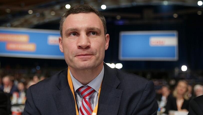 Will den ESC in Kiew unbedingt: Vitali Klitschko. Will den ESC in Kiew unbedingt: Vitali Klitschko.