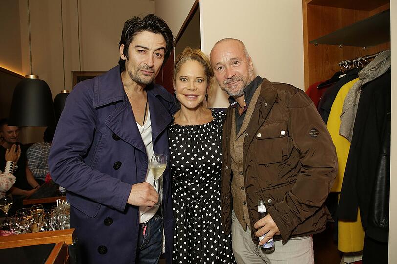 Adrian Can, Geburtstagskind Doreen Dietel und Thomas Darchinger.