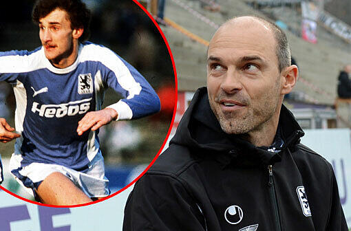 Löwen-Trainer Alex Schmidt erinnert sich im Trainingslager in Brescia an Rudi Völlers Zeiten bei 1860.