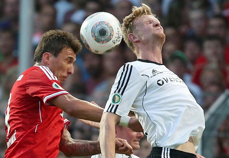 Mario Mandzukic wurde auch hart beackert...
