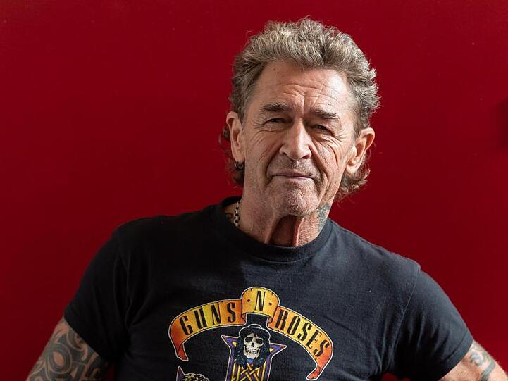Peter Maffay, Sänger, stellt in seine Musikstudio sein neuen Album "Jetzt" vor. Foto: Peter Kneffel/Archivbild
