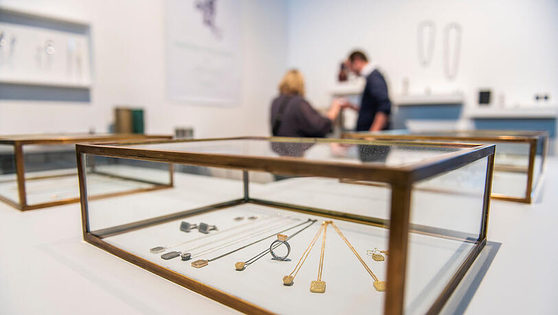 Einzigartigen Schmuck gibt es auf der «Handwerk & Design». Einzigartigen Schmuck gibt es auf der «Handwerk & Design».