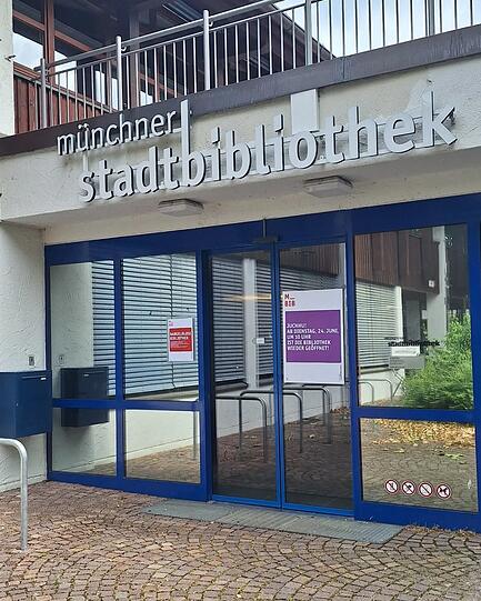 Ab 24. Juni wieder geöffnet: die Stadtbücherei in Allach-Untermenzing.