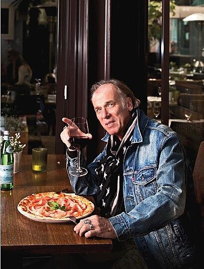 Pizza-Fan: Wolfgang Fierek.