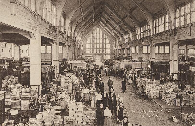Schön ist sie schon, die alter Großmarkthalle. Als Handelsfläche sind die historischen Bauten aber heute kaum mehr zu gebrauchen.