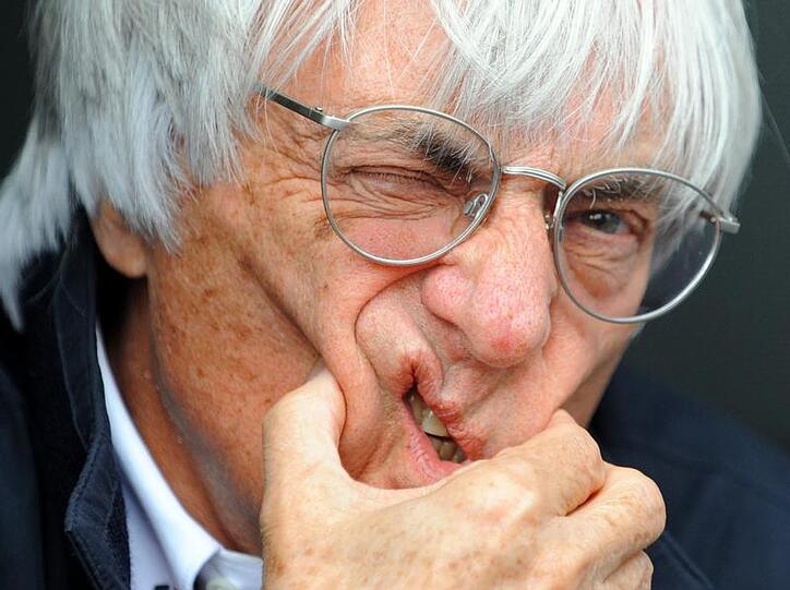hat seine ganz eigenen Vorstellumngen von Politik und Meinungsbildung: Bernie Ecclestone.