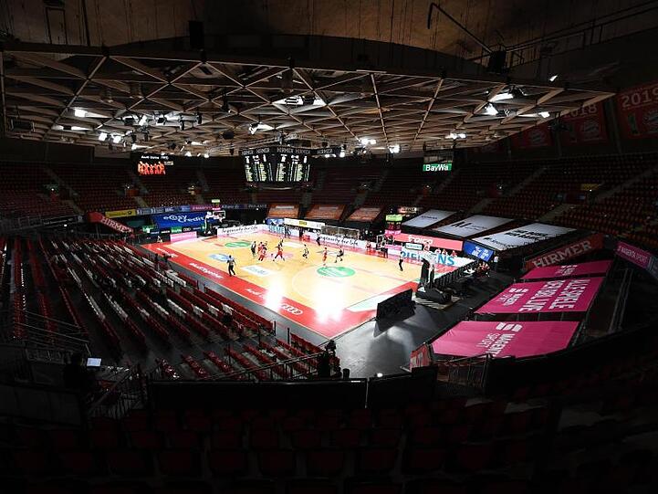 Das Finalturnier der Basketball-Bundesliga in München wird ohne Zuschauer ausgetragen.
