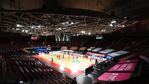 Das Finalturnier der Basketball-Bundesliga in München wird ohne Zuschauer ausgetragen.