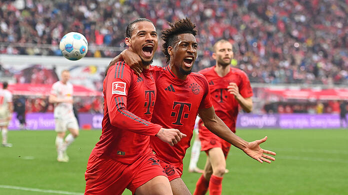 Leroy Sané schoss in Leipzig den vermeintlichen Treffer zur Meisterschaft.