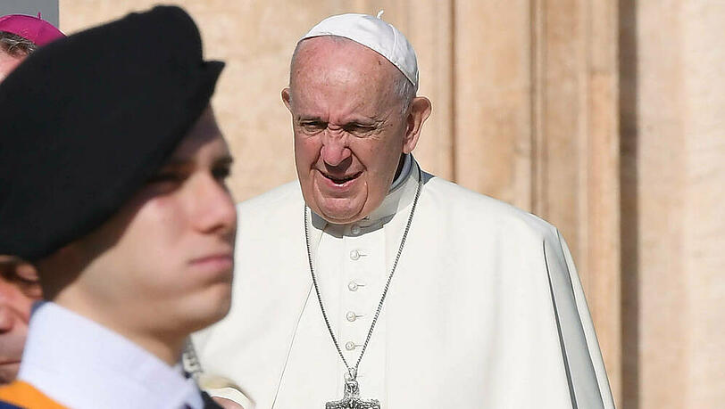 Papst Franziskus während einer Generalaudienz im vergangenen Jahr Papst Franziskus während einer Generalaudienz im vergangenen Jahr