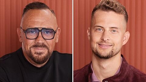Andreas Herb (l.) und Johannes Kliesch steuern in der VOX-Show "Die H&ouml;hle der L&ouml;wen" Erfahrung, Kapital und Kontakte bei.