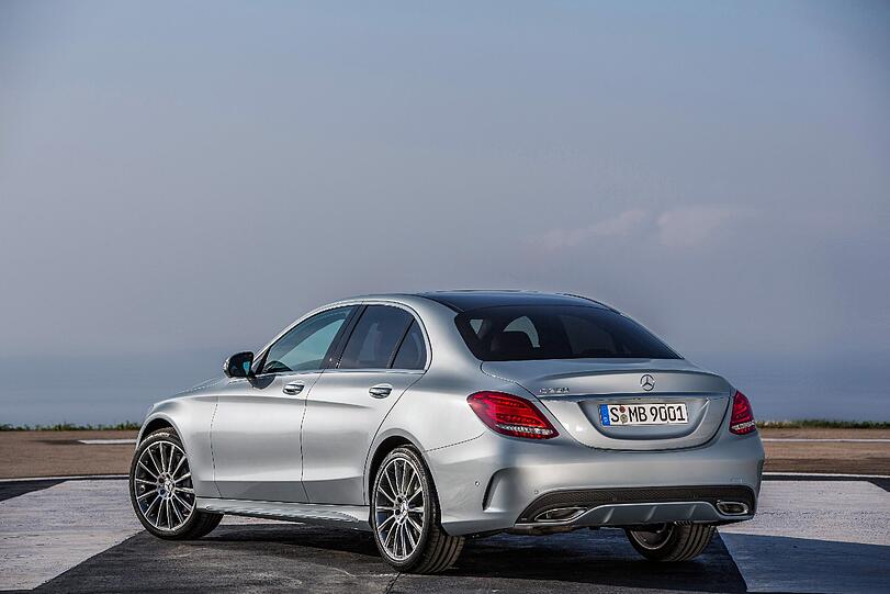 Soll neue Maßstäbe im Segment der unteren Premium-Mittelklasse setzen: Die neue Mercedes C-Klasse.
