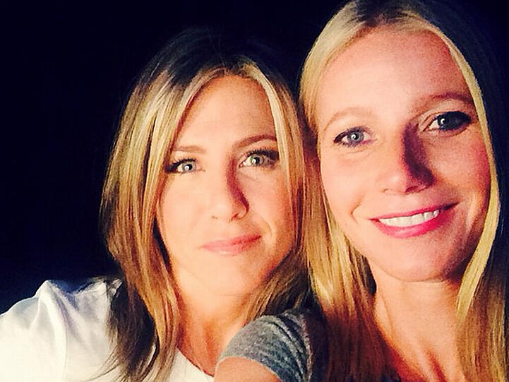 Jennifer Aniston (li.) und Gwyneth Paltrow: Beide waren mit Brad Pitt liiert
