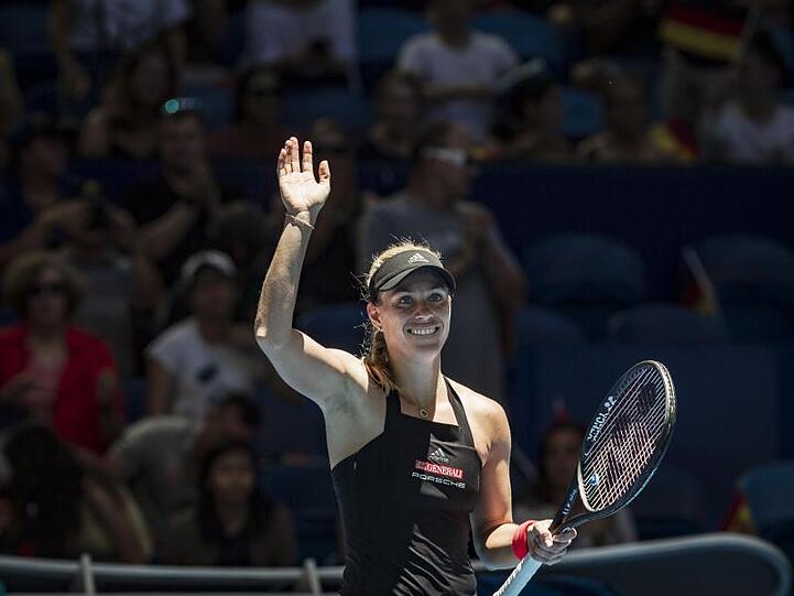 Angelique Kerber setzte sich mit 6:3, 3:6, 6:3 gegen Garbine Muguruza durch.