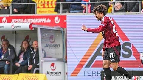 Janis Antiste wird dem 1. FC Nürnberg für zwei Spiele fehlen.