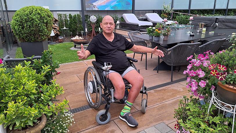 Michael Ecker sitzt seit 2017 im Rollstuhl.