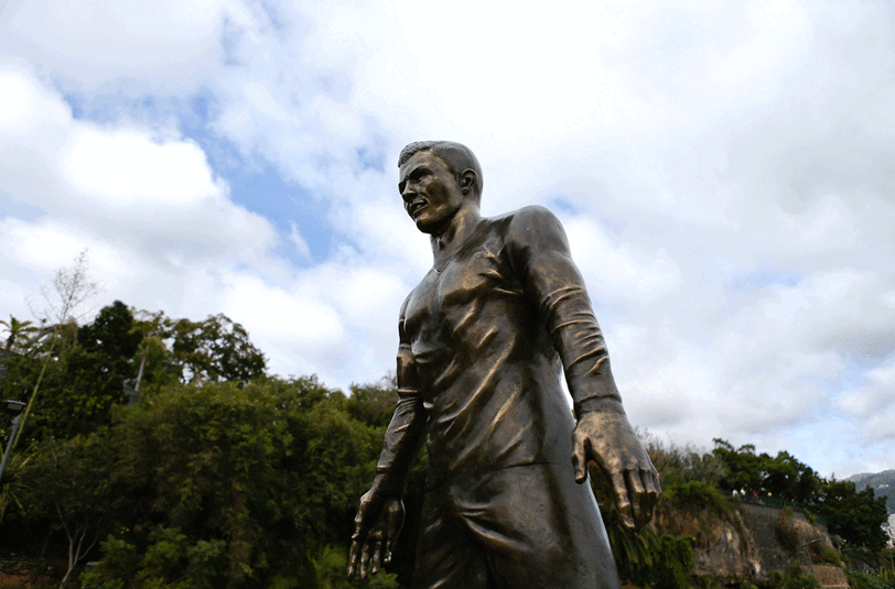 Einweihung der Statue von Cristiano Ronaldo am Sonntag in Funchal.