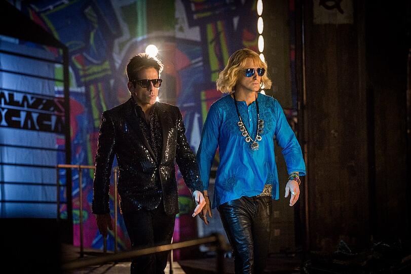 Nein, sie verlassen hier nicht die gerade zu Ende gegangene Jean-Paul-Gaultier-Ausstellung in München: Ben Stiller und Owen Wilson als Mode-Freaks