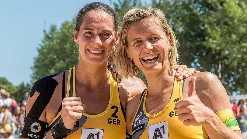 Auf einem guten Weg: Kira Walkenhorst und Laura Ludwig (rechts). Auf einem guten Weg: Kira Walkenhorst und Laura Ludwig (rechts).