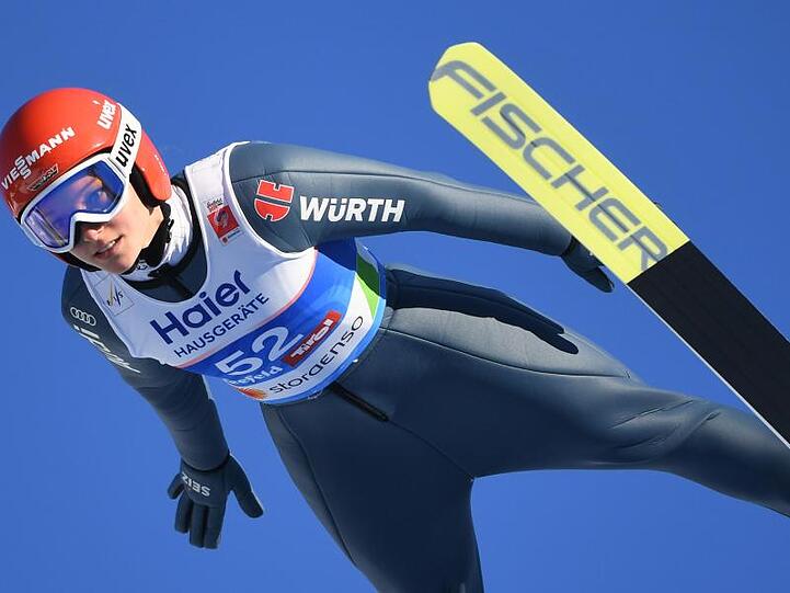 Katharina Althaus ist Teil des deutschen Mixed-Teams, welches seinen WM-Titel verteidigen möchte.