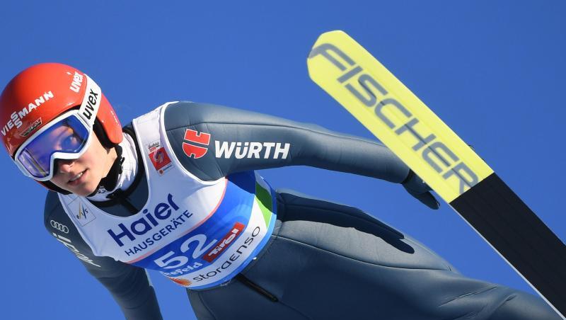 Katharina Althaus ist Teil des deutschen Mixed-Teams, welches seinen WM-Titel verteidigen möchte. Katharina Althaus ist Teil des deutschen Mixed-Teams, welches seinen WM-Titel verteidigen möchte.