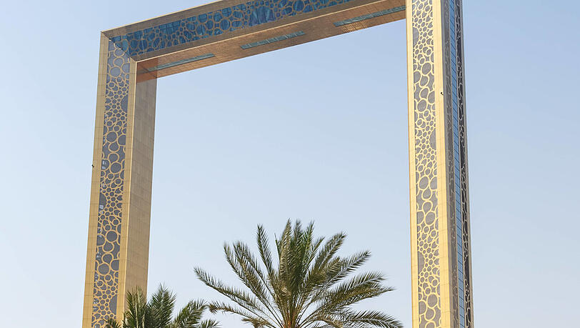 Der Dubai Frame. Der Dubai Frame.