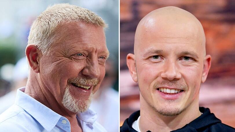 Boris Becker (l.) und Fabian Hambüchen gehören zu den Sportprofis, die im Rahmen von Olympia 2024 im TV zu sehen sein werden.
