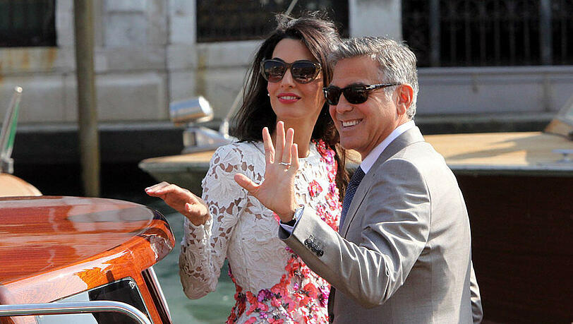 Clooney und Alamuddin flittern auf den Seychellen Clooney und Alamuddin flittern auf den Seychellen