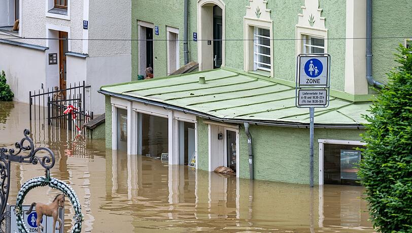 Das Hochwasser in Passau vor zwei Wochen. Das Hochwasser in Passau vor zwei Wochen.