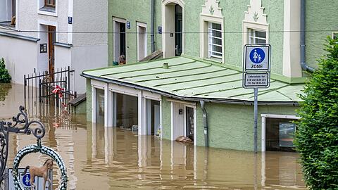 Das Hochwasser in Passau vor zwei Wochen.