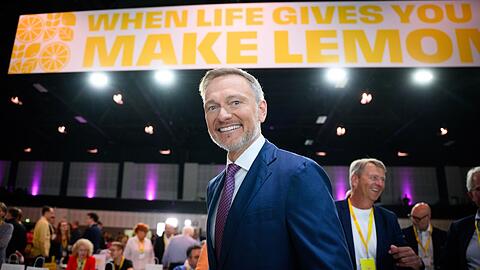 Bis zum Ende kämpferisch: Christian Lindner.