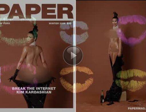Ein Hintern der das Internet sprengt: Kim Kardashian ließ sich für die aktuelle Ausgabe des Paper Magazins ablichten.